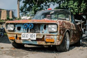 Classic Red Vehicle
